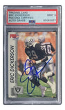 Eric Dickerson Signed 1992 Pro Set #537 Raiders Trading Card PSA/DNA Mint 9 - Sports Integrity