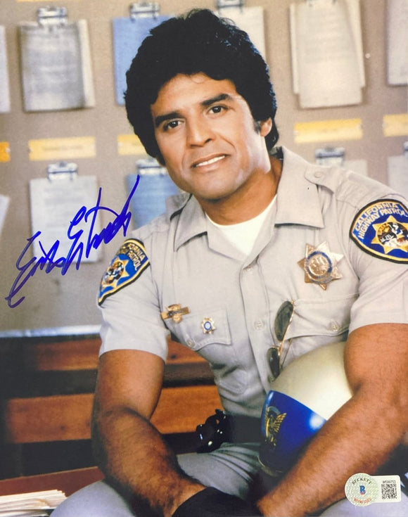 Erik Estrada Signed 8x10 CHIPS Photo BAS ITP - Sports Integrity