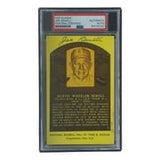 Joe Sewell Signed 4x6 Cleveland Hall Of Fame Plaque Card PSA/DNA 85026250 - Sports Integrity