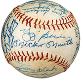 1958 New York Yankees Signed Spalding Baseball Berra Ford & More PSA LOA - Sports Integrity