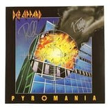 Joe Elliott Phil Collen Signed Def Leppard 2022 Pyromania Vinyl Record JSA - Sports Integrity