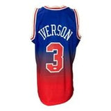 Allen Iverson Signed Philadelphia 76ers 1996 - 97 M&N HWC Swingman Jersey JSA ITP - Sports Integrity