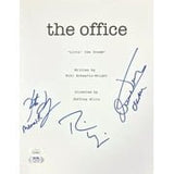 Rainn Wilson Flannery Nunez Signed The Office Livin The Dream Script Cover JSA - Sports Integrity