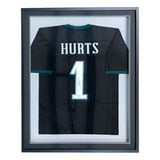 Jalen Hurts Philadelphia Signed Framed Black Football Jersey JSA Hologram - Sports Integrity