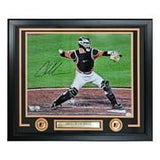 Adley Rutschman Signed Framed 16x20 Baltimore Orioles Throwing Fanatics - Sports Integrity