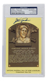 Fergie Jenkins Signed Slabbed Chicago Cubs Hall of Fame Plaque Postcard PSA/DNA 637 - Sports Integrity