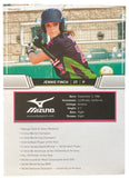 Jennie Finch Signed 4x6 Mizuno Softball Card USA Inscribed BAS - Sports Integrity