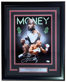 Floyd Mayweather Jr Signed Framed 11x14 Money Collage Photo BAS - Sports Integrity