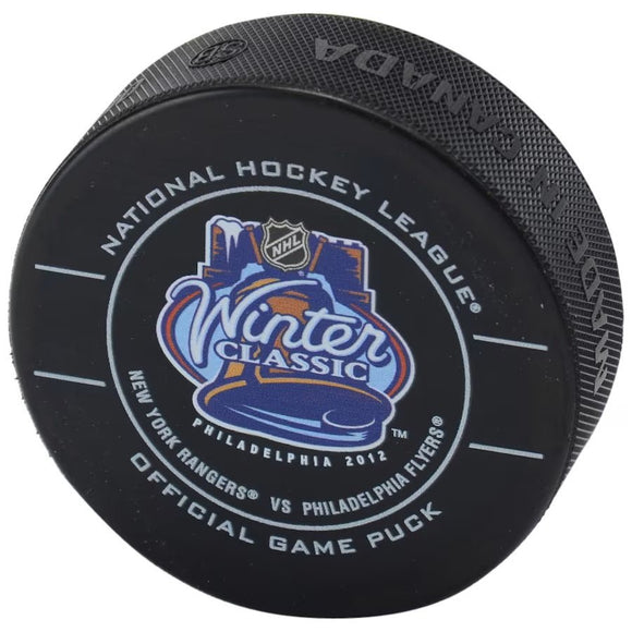 Philadelphia Flyers 2012 Winter Classic Official Game Puck - Sports Integrity