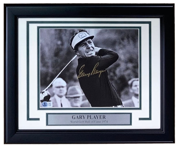 Gary Player Signed Framed 8x10 PGA Golf Photo BAS - Sports Integrity