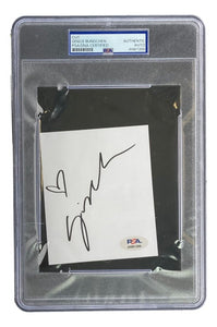 Gisele Bundchen Signed Slabbed Large Cut Signature PSA AN81399 - Sports Integrity