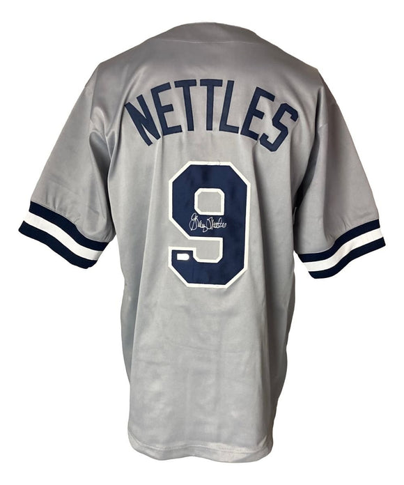 Graig Nettles New York Signed Gray Baseball Jersey Sports Integrity - Sports Integrity