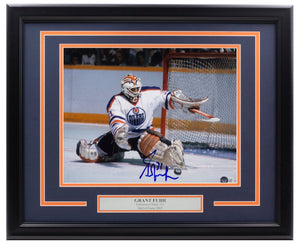 Grant Fuhr Signed Framed 11x14 Edmonton Oilers Hockey Photo BAS - Sports Integrity