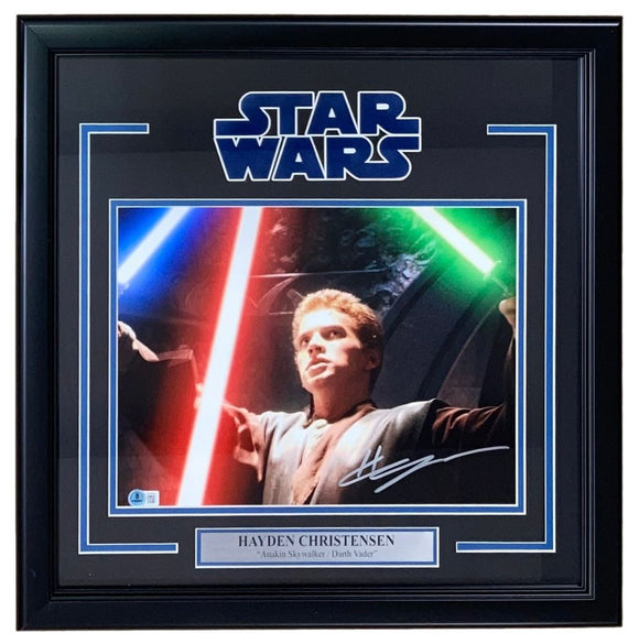 Hayden Christensen Signed Framed 11x14 Star Wars Anakin Skywalker Photo BAS - Sports Integrity