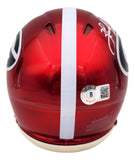 Herschel Walker Signed Georgia Bulldogs Flash Mini Speed Helmet BAS - Sports Integrity