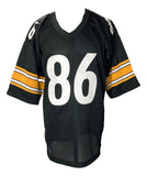 Hines Ward Pittsburgh Signed Black Football Jersey JSA ITP - Sports Integrity