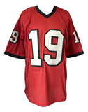 Hines Ward Georgia Signed Red Football Jersey BAS - Sports Integrity