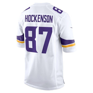 TJ Hockerson Minnesota Vikings White Nike Game Jersey - Sports Integrity