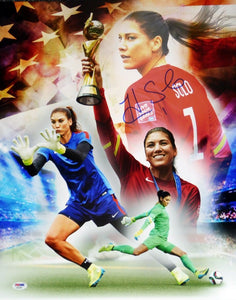 Hope Solo Signed 16x20 USA Women's Soccer Collage Photo PSA/DNA - Sports Integrity