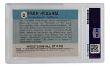 Hulk Hogan Signed Reprint 1982 Wrestling All Stars Card #2 PSA/DNA - Sports Integrity