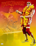 Hulk Hogan Signed 16x20 WWE Photo JSA - Sports Integrity