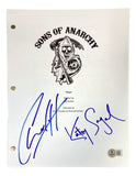 Charlie Hunnam Katey Sagal Signed Sons Of Anarchy Pilot Script BAS BN92074 - Sports Integrity