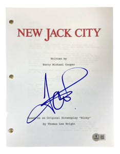 Ice T Signed New Jack City Full Movie Script BAS - Sports Integrity