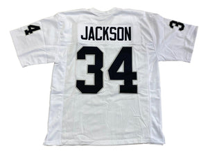 Bo Jackson Oakland White Football Jersey - Sports Integrity