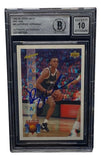 Penny Hardaway Signed Slabbed Orlando Magic 1993 - 94 UD Pro View #83 BAS Grade 10 - Sports Integrity