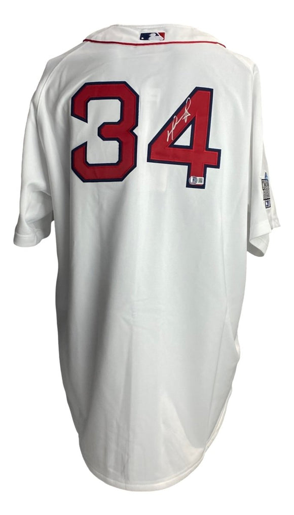 David Ortiz Signed Boston Red Sox M&N 2004 World Series Baseball Jersey BAS ITP - Sports Integrity