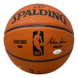 Karl Malone Utah Jazz Signed Spalding I/O NBA Basketball JSA ITP - Sports Integrity