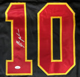 Isiah Pacheco Kansas City Signed Black Football Jersey JSA Hologram - Sports Integrity