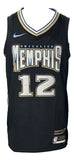 Ja Morant Signed Memphis Grizzlies Black Nike Swingman Jersey BAS - Sports Integrity