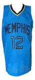 Ja Morant Signed Memphis Light Blue Pro - Style Basketball Jersey BAS - Sports Integrity