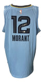 Ja Morant Signed Memphis Grizzlies Light Blue Nike Swingman Jersey BAS - Sports Integrity