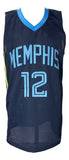 Ja Morant Signed Custom Navy Blue Pro - Style Basketball Jersey BAS - Sports Integrity