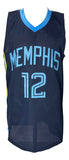 Ja Morant Memphis Signed Navy Blue Basketball Jersey BAS - Sports Integrity