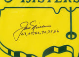 Jack Nicklaus Signed Framed 2019 Masters Golf Flag w/ Years JSA LOA XX02812 - Sports Integrity