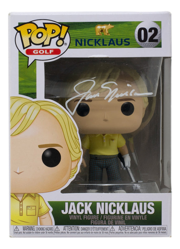 Jack Nicklaus Signed Golf Funko Pop #02 PSA LOA  AI05085