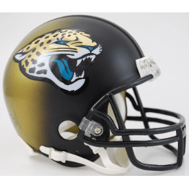 Jacksonville Jaguars Dual Color Riddell Mini Helmet - Sports Integrity