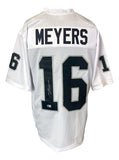 Jakobi Meyers Las Vegas Signed White Football Jersey BAS ITP - Sports Integrity