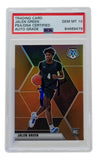 Jalen Green Signed Rockets 2021 Panini Mosaic Bronze Rookie Card #254 PSA/DNA 10 - Sports Integrity