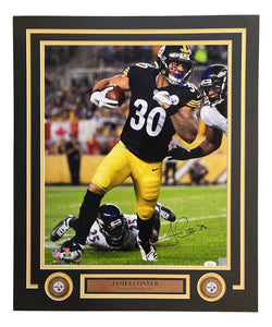 James Conner Signed Matted 16x20 Pittsburgh Steelers Photo JSA Hologram - Sports Integrity