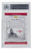 James Harden Signed Houston Rockets 2012 - 13 Elite Card #15 BAS Auto 10 - Sports Integrity