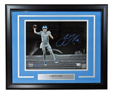 Jared Goff Signed Framed 11x14 Detroit Lions Spotlight Photo Fanatics - Sports Integrity