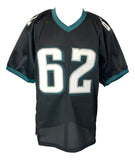 Jason Kelce Philadelphia Signed Black Football Jersey PSA ITP Hologram - Sports Integrity