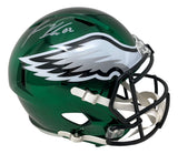 Jason Kelce Signed Philadelphia Eagles FS Chrome Speed Replica Helmet PSA Holo - Sports Integrity