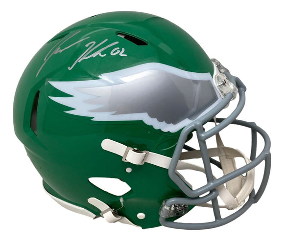 Jason Kelce Signed Eagles FS Kelly Green Speed Authentic Helmet PSA ITP Hologram