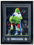 Jason Kelce Signed Framed 16x20 Philadelphia Phanatic Hug Photo PSA ITP Hologram - Sports Integrity