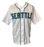 Jay Buhner Seattle Signed White Baseball Jersey BAS - Sports Integrity